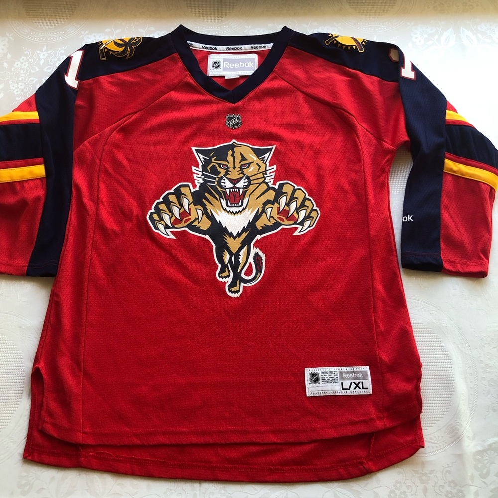 Reebok Florida Panthers Jonathan Huberdeau #11 NHL Jersey Shirt Youth Size L/XL